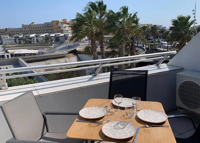 583 Grand 2 Pers Port Ambonne Terrasse Апартаменты Агд